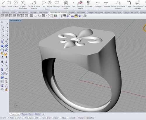 Fabricant de bijoux dessinateur 3D